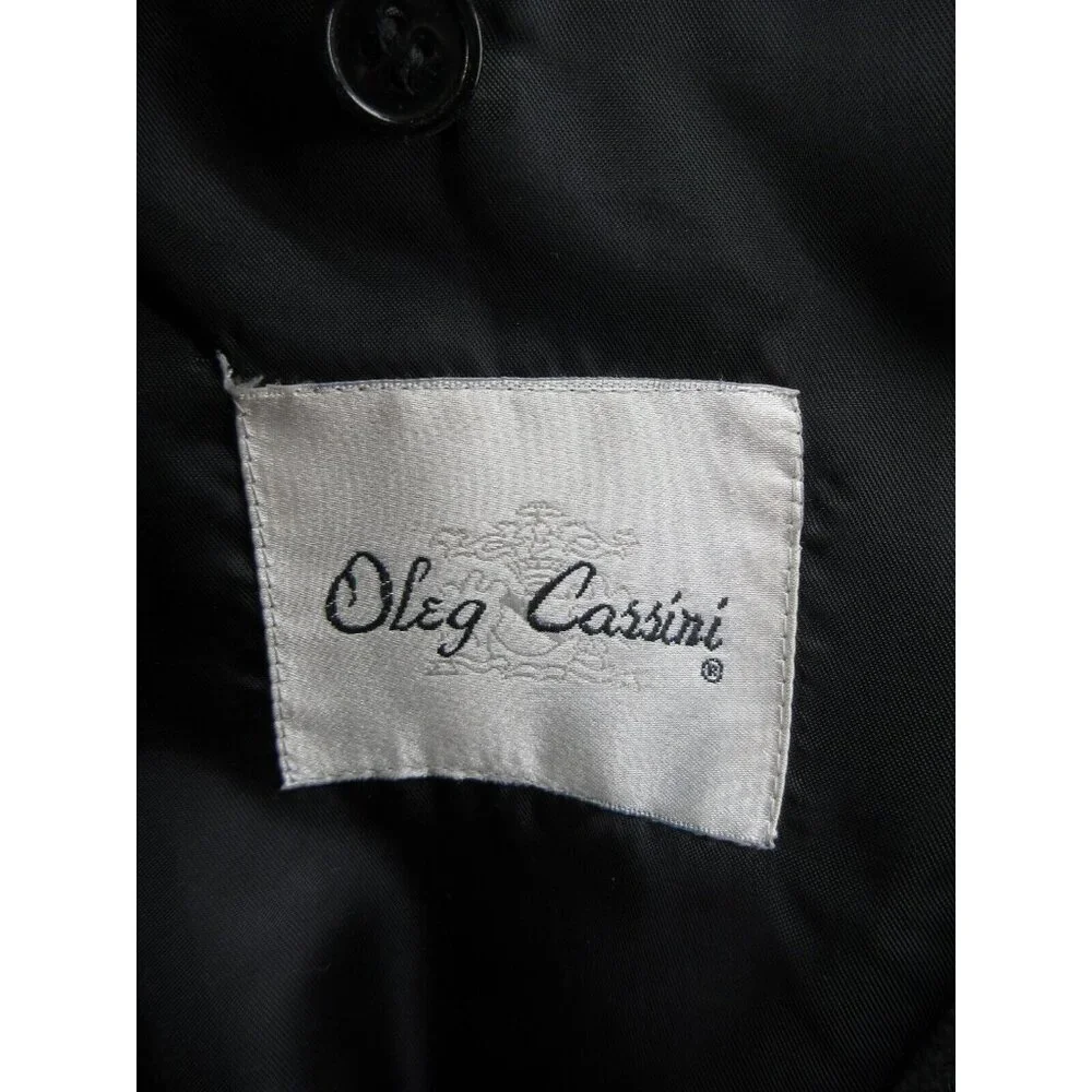 VINTAGE Oleg Cassini Sport Coat 44 Long Blazer Corduroy Jacket Outdoor